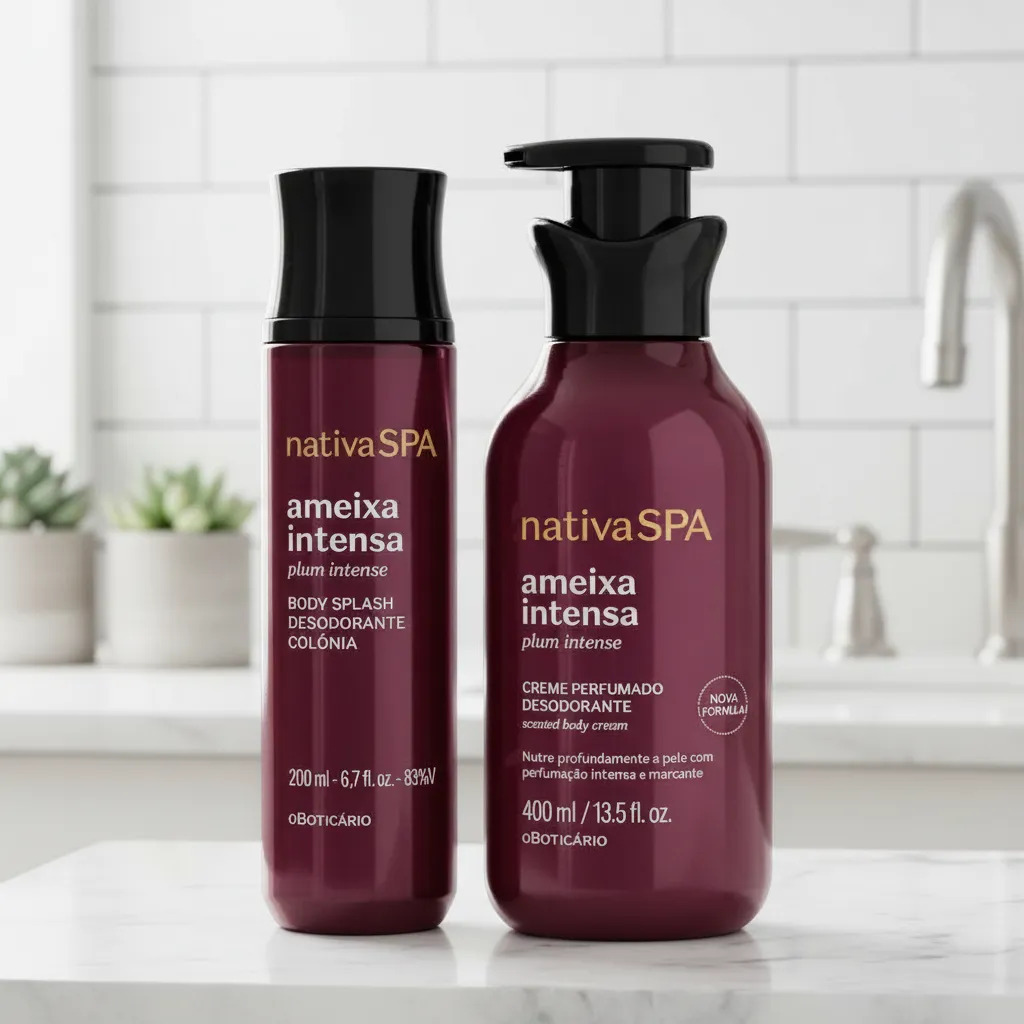 Combo Nativa Spa Ameixa Intensa: Body Splash Desodorante Col