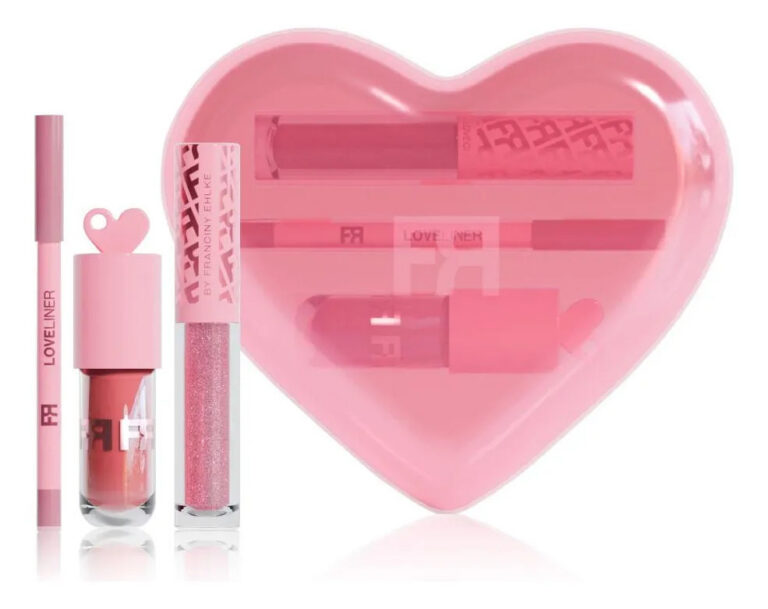 Kit Fran Love Kit Gloss Labial E Lápis Labial By Franciny