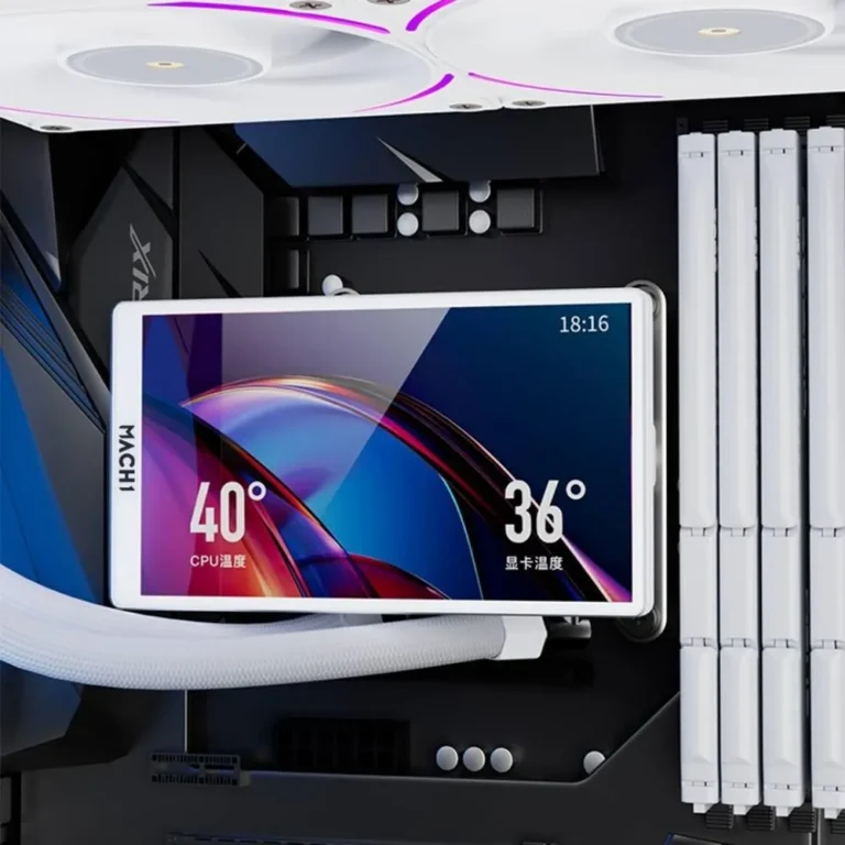 Water Cooler Mach1 Polar Argb 360mm Branco Amd Intel