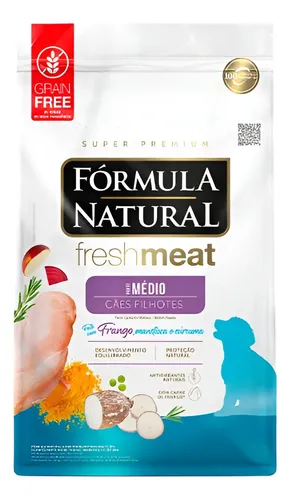 Ração Fórmula Natural Freshmeat Cão Filhote Médio Porte2,5kg