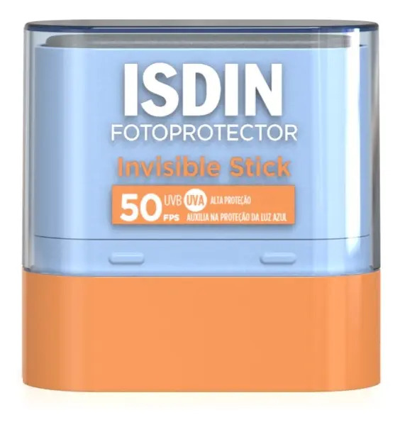 ISDIN Protetor Solar Facial em bastão Invisible Stick FPS 50 – 10g