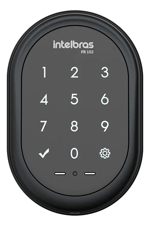 Fechadura Digital De Sobrepor Fr 102 Preto Intelbras