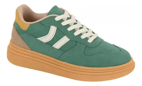 Tênis Feminino Nobuck Casual Conforto Moleca Original