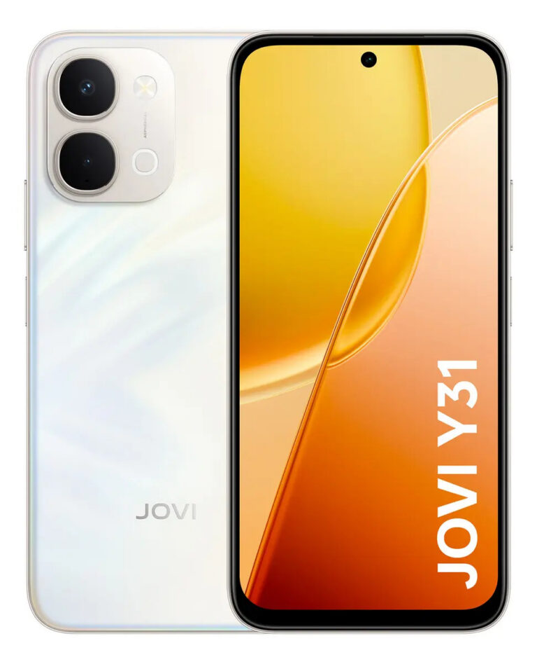 Smartphone Jovi Y31 512GB 16GB RAM (8+8GB RAM expansível) Câmera 50mp Bateria 7200mah – Branco Lírio