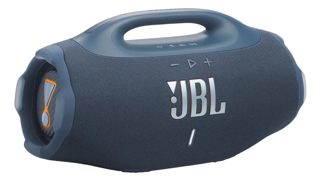 Caixa De Som Jbl Potente Bluetooth Resistente Água Azul Ip68 Jbl Boombox4br 210w Rms Graves Profundos E Estrondosos