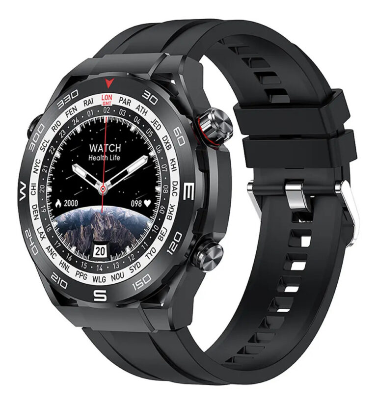 Smartwatch Bazik Prime Watch Ultimate MA11 de 51mm, com Tela Super AMOLED, GPS e NFC