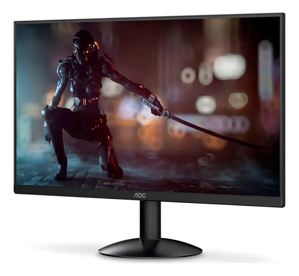 Monitor gamer Aoc Série B30 21.5” Full Hd Gaming 120hz 1ms 22b30hm23 cor preto