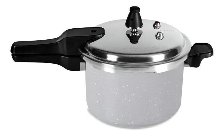 Panela De Pressão 4,2l Antiaderente De Indução Super Brinox Cor Cinza