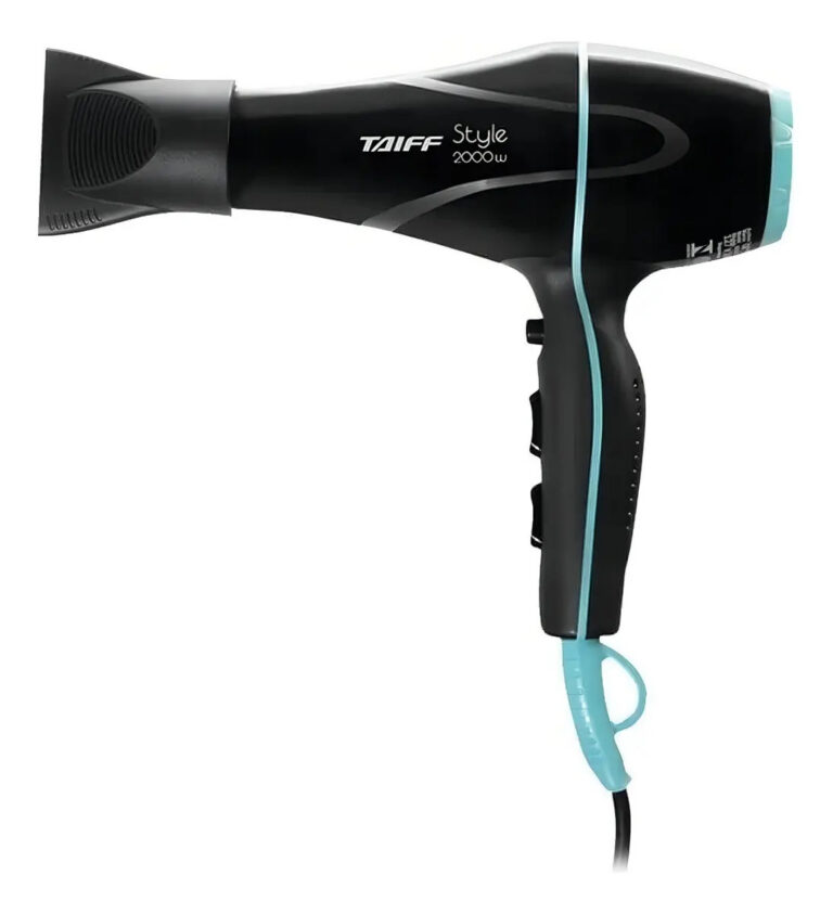 Secador Taiff Style 2000W Iônico Profissional Silencioso Preto..