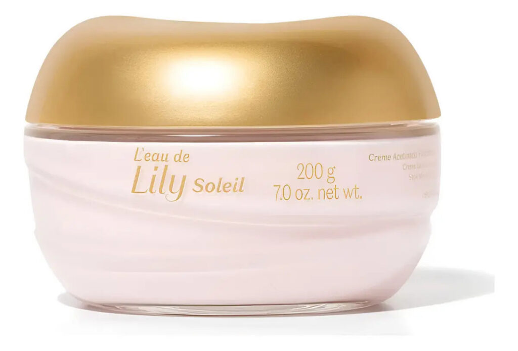 Creme Hidratante Acetinado L`eau De Lily Soleil Floral 200g O Boticario