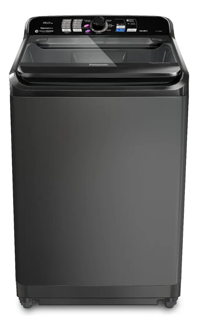 Máquina de Lavar Panasonic 15kg Titânio 127v NA-F150B1T