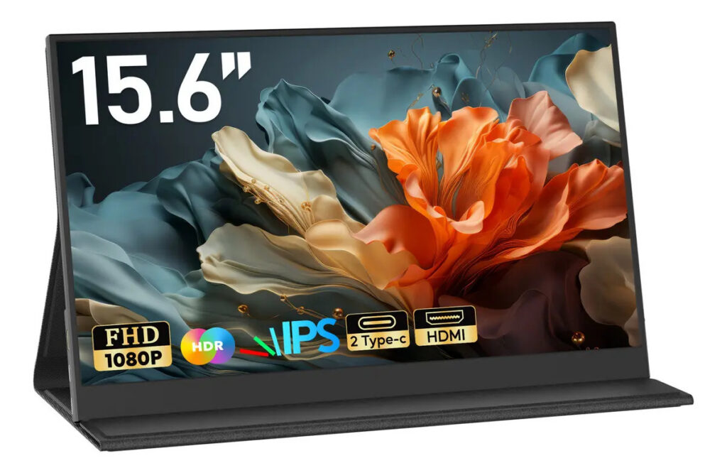 Monitor Portátil 15.6”com Usb C Dupla/hdmi Fhd 1080p 60hz