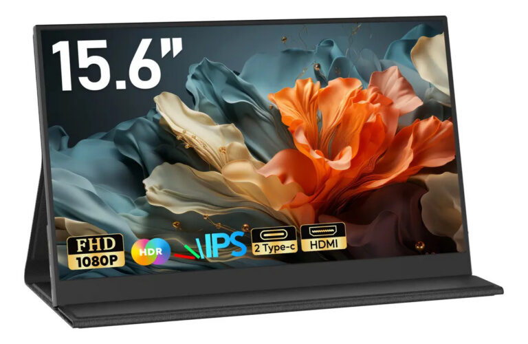 Monitor Portátil 15.6”com Usb C Dupla/hdmi Fhd 1080p 60hz