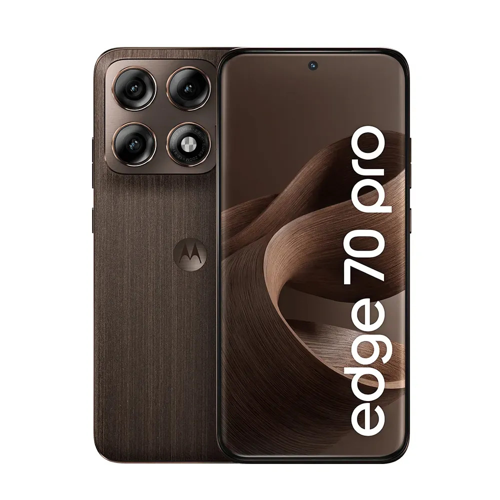 Smartphone Motorola Edge 70 Pro 5g – 256gb 24gb (12gb Ram+12gb Ram Boost), 4 Câmeras De 50mp, Tela 1.5k Extreme Amoled 144hz, Bateria 6500 Mah, Ip68/ip69 – Madeira