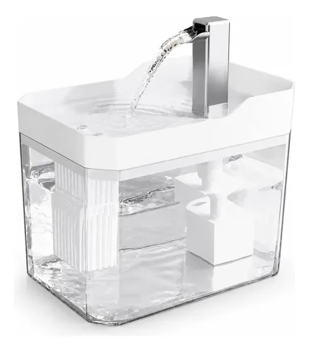 Fonte De Água Para Gato Bivolt Bebedouro Silencioso Filtro