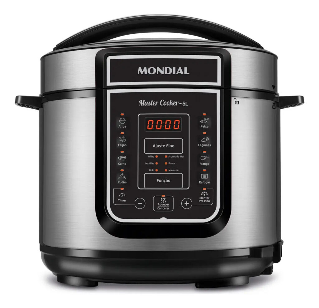 Panela de Pressão Elétrica Digital 5L, Mondial, 900W – PE-38