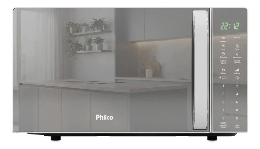 Micro-ondas Philco 20L Limpa Fácil PMO24E BCO/ESP