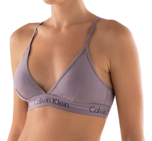 Top Nadador Calvin Klein Sem Bojo Cotton Algodão Feminino