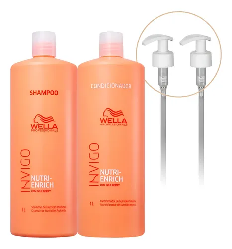 Kit Wella Invigo Nutri Enrich Sh, Cond E Válvulas