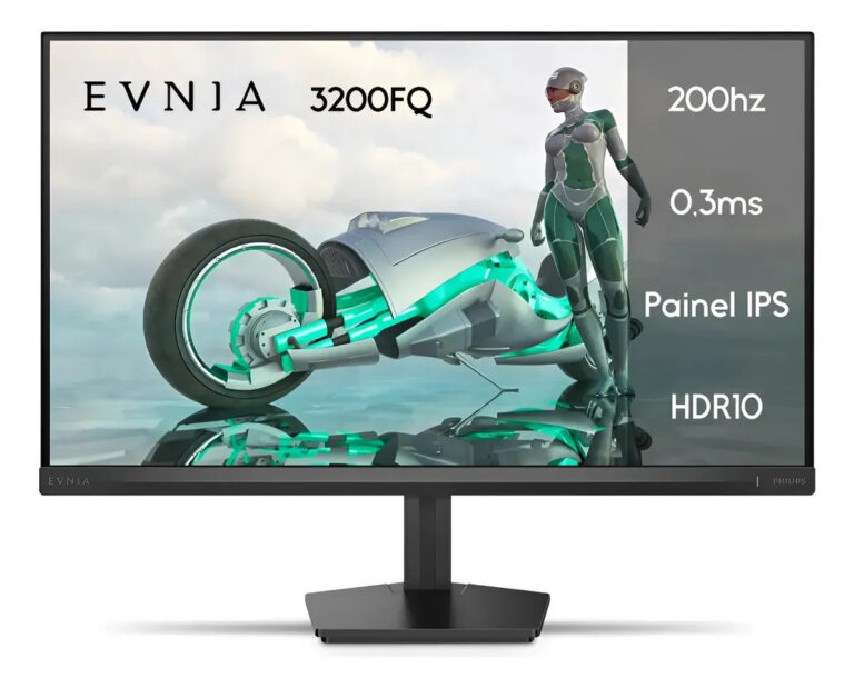 Monitor Gamer Phillips de 23.8″ Full HD IPS com 200Hz