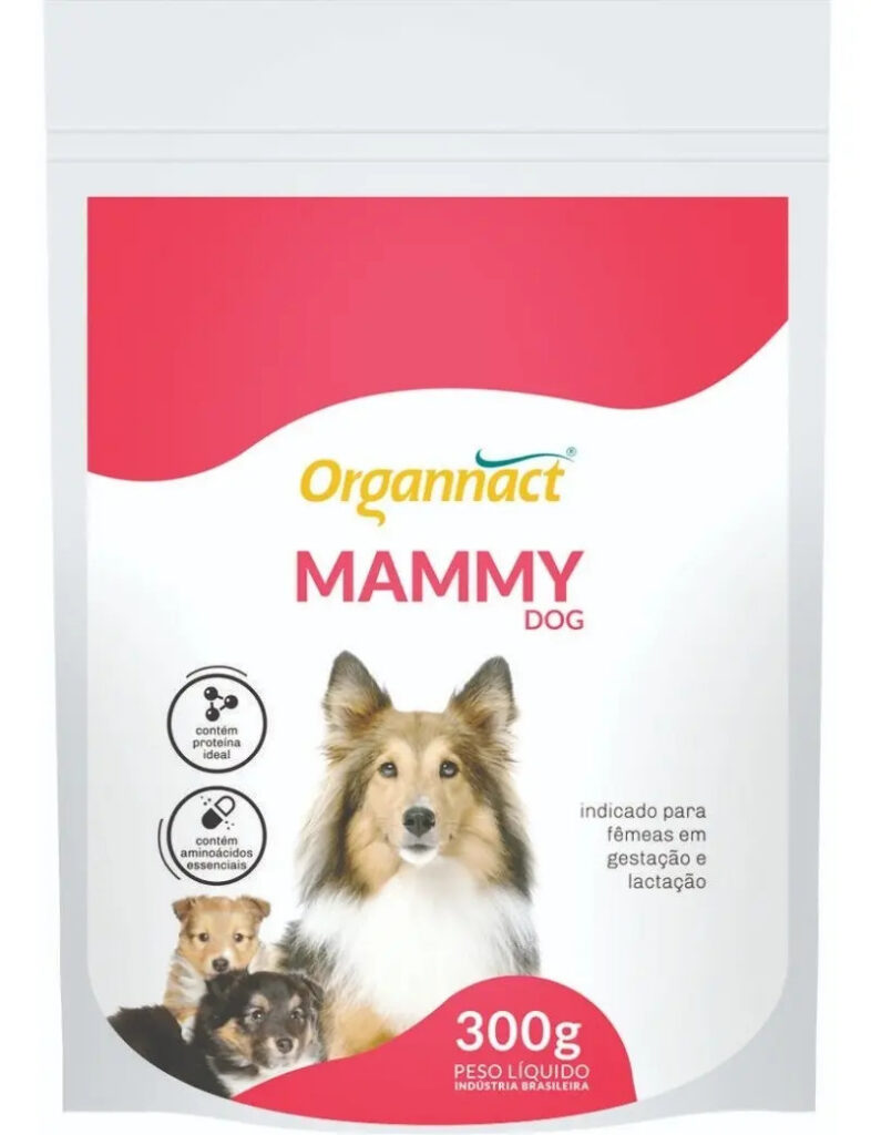 Organnact Mammy Dog Suplemento Gestação Lactação Cães 300g