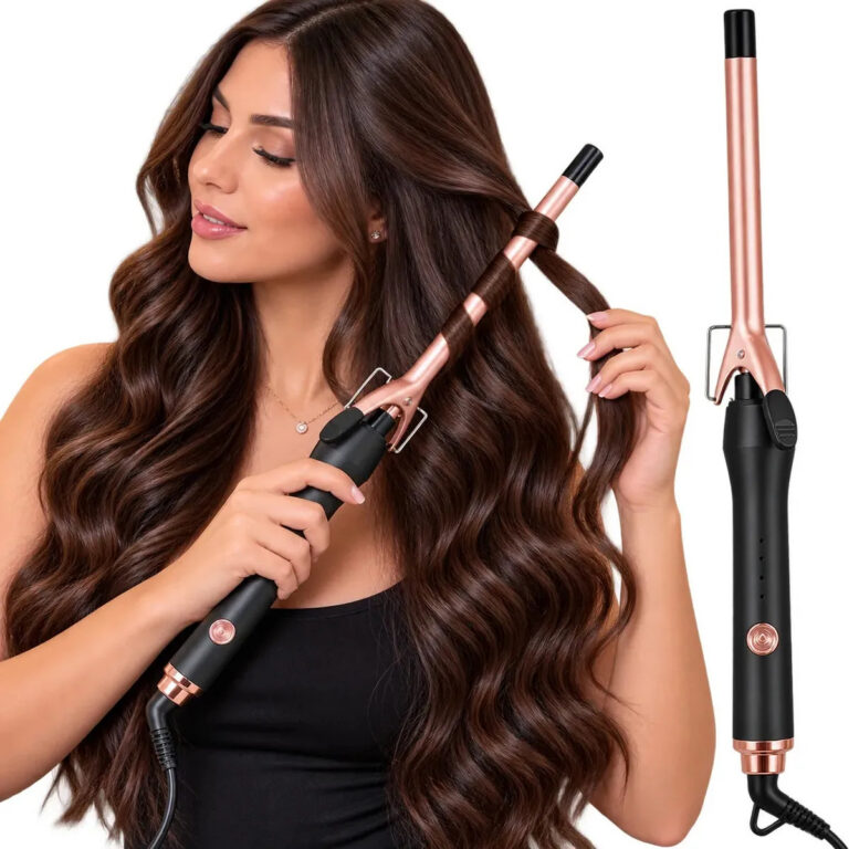 Modelador de Cachos 9mm Profissional Bivolt Cerâmico Ondas Cachos Finos Definidos Modelador Elétrico Cabelo LC ONE