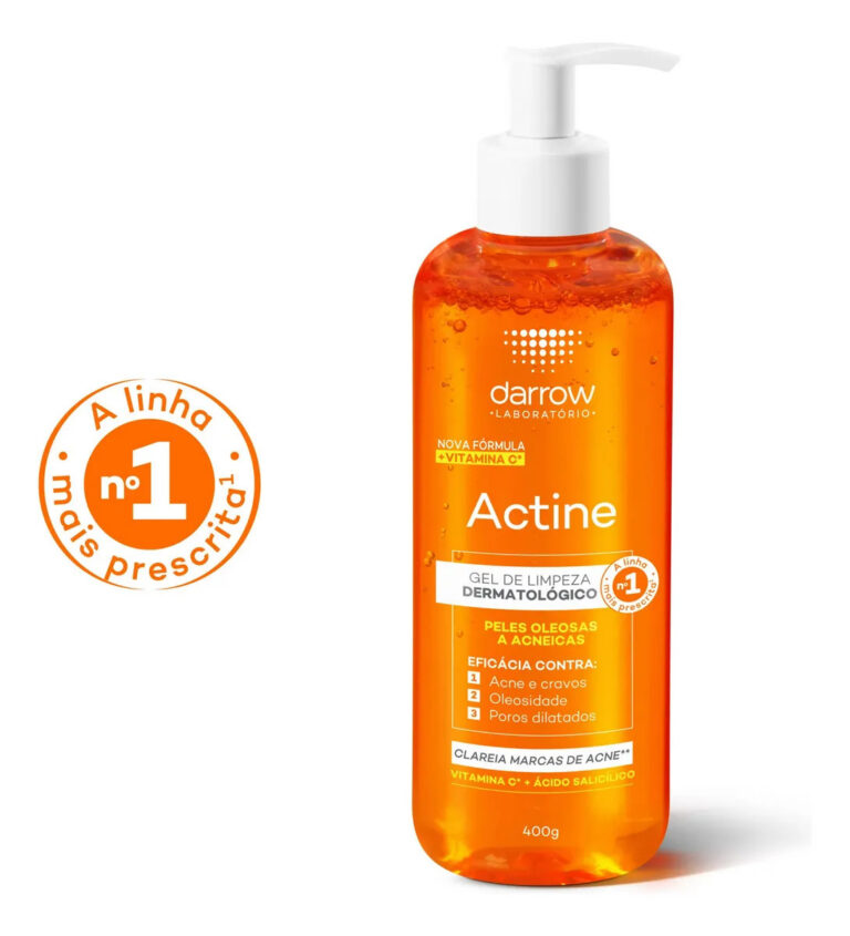 Gel de Limpeza Facial Darrow Actine Pele Oleosa e Acneica 400g
