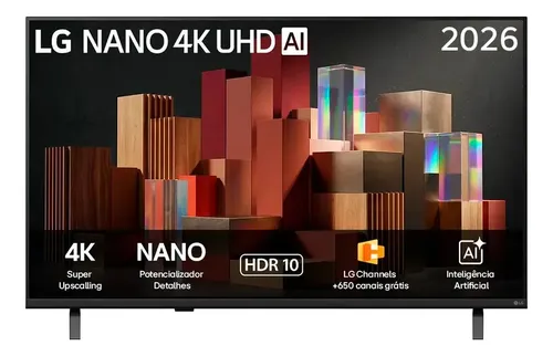 Smart Tv Lg 43” 4k Ultra Hd Nano Ai Magic Webos 26 43un85