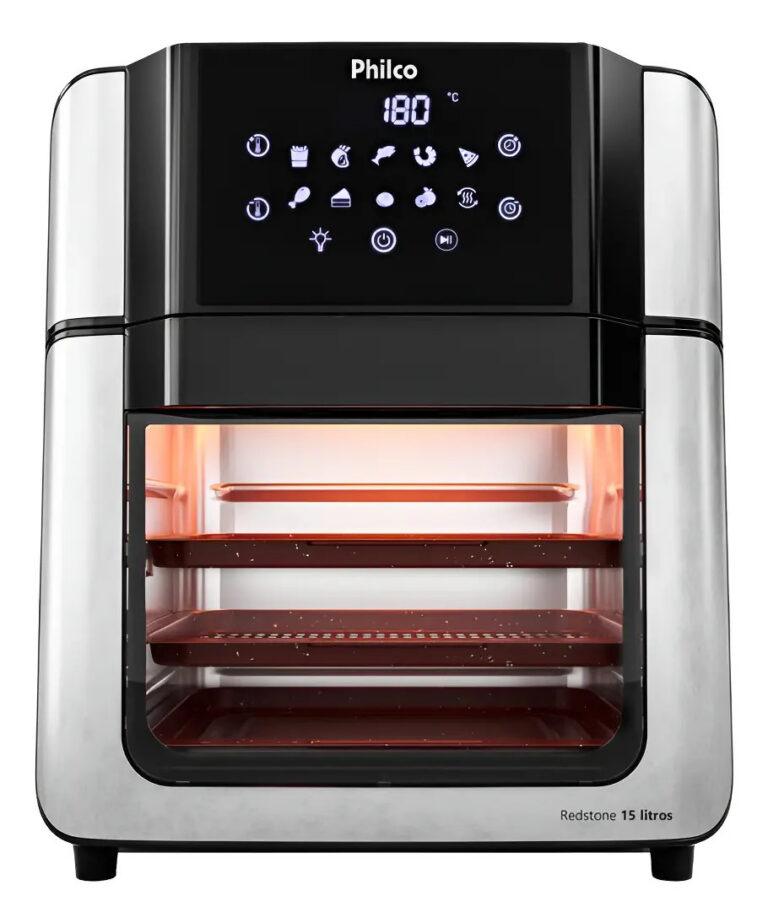 Air Fryer Oven Philco 15l Painel Digital Paf15a Cor Preto