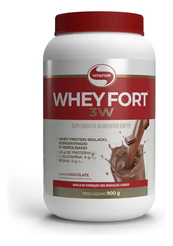 Whey Fort 3w 900g Chocolate Vitafor