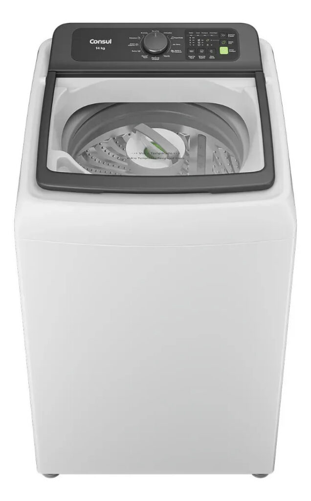 Máquina de Lavar Consul 14Kg Branca com Modo Eco – CWN14AB