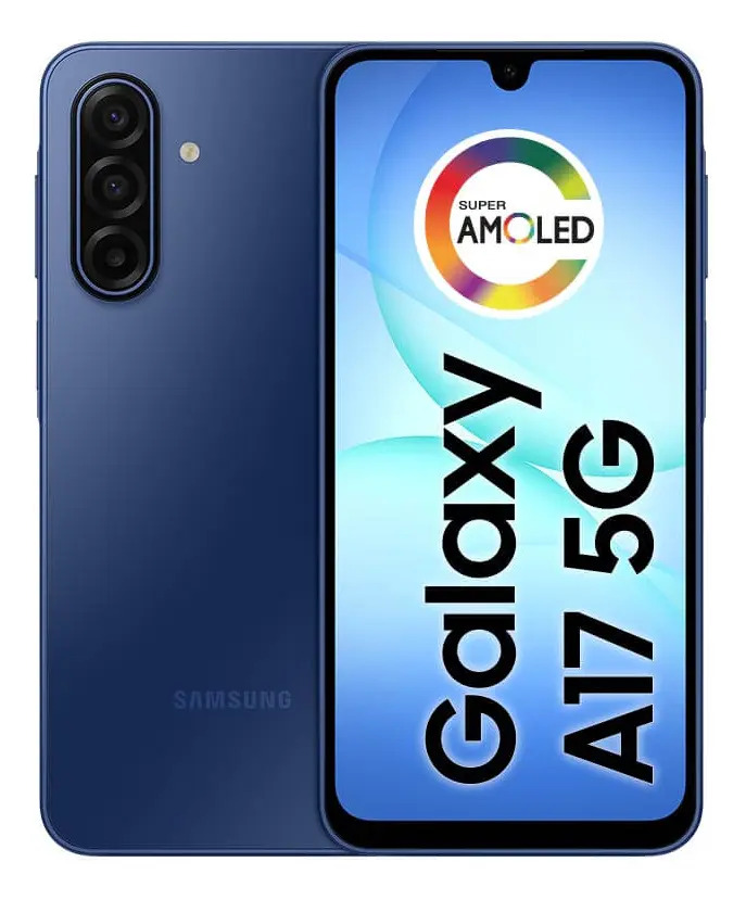 Celular Samsung Galaxy A17 5g Com Ia, 256gb, 8gb Ram, Câm De 50mp, Tela De 6.7 , Nfc, Ip54 – Azul