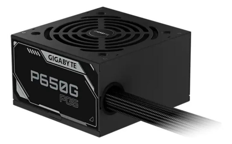 Fonte de Alimentação Gigabyte P650G 650W 80 Plus Gold ATX 3.1 PCIe 5.1