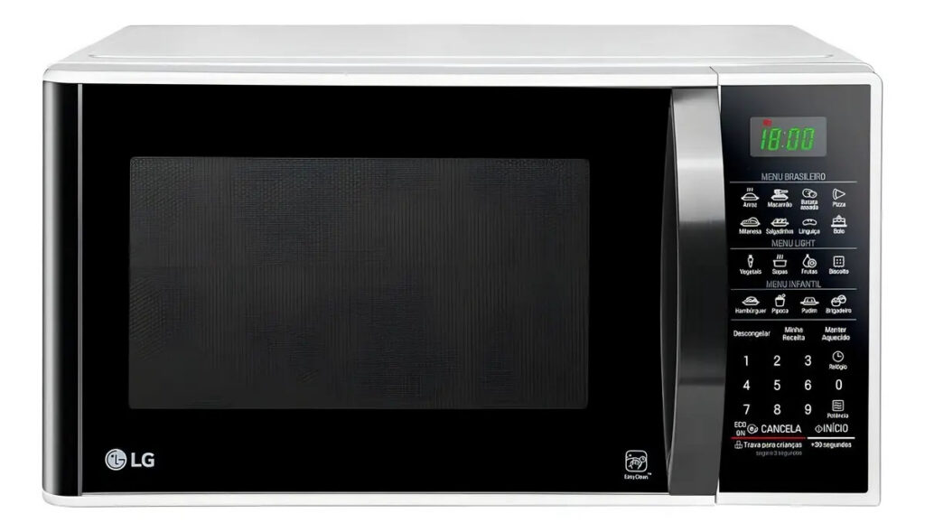 Micro-ondas LG 30L Branco Limpa Fácil – 220V