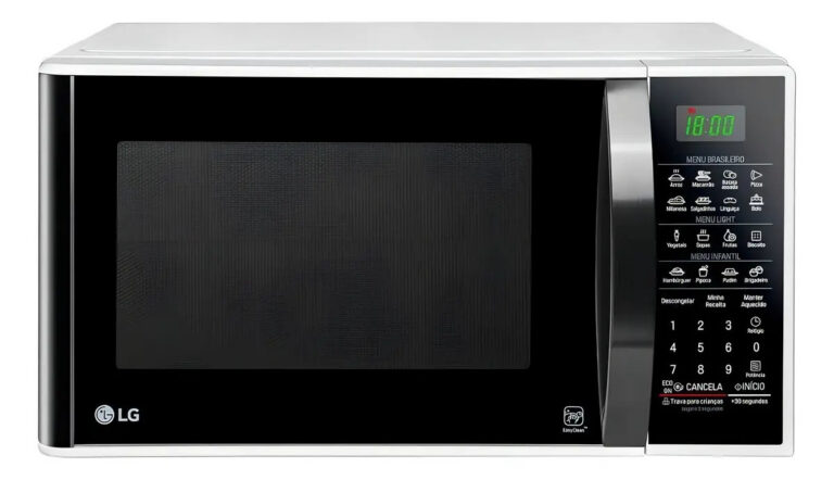 Micro-ondas LG 30L Branco Limpa Fácil – 220V