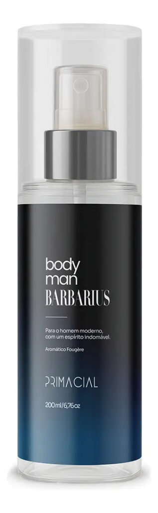 BODY SPLASH MASCULINO BARBARIUS 200ML – PRIMACIAL PERFUME AMADEIRADO