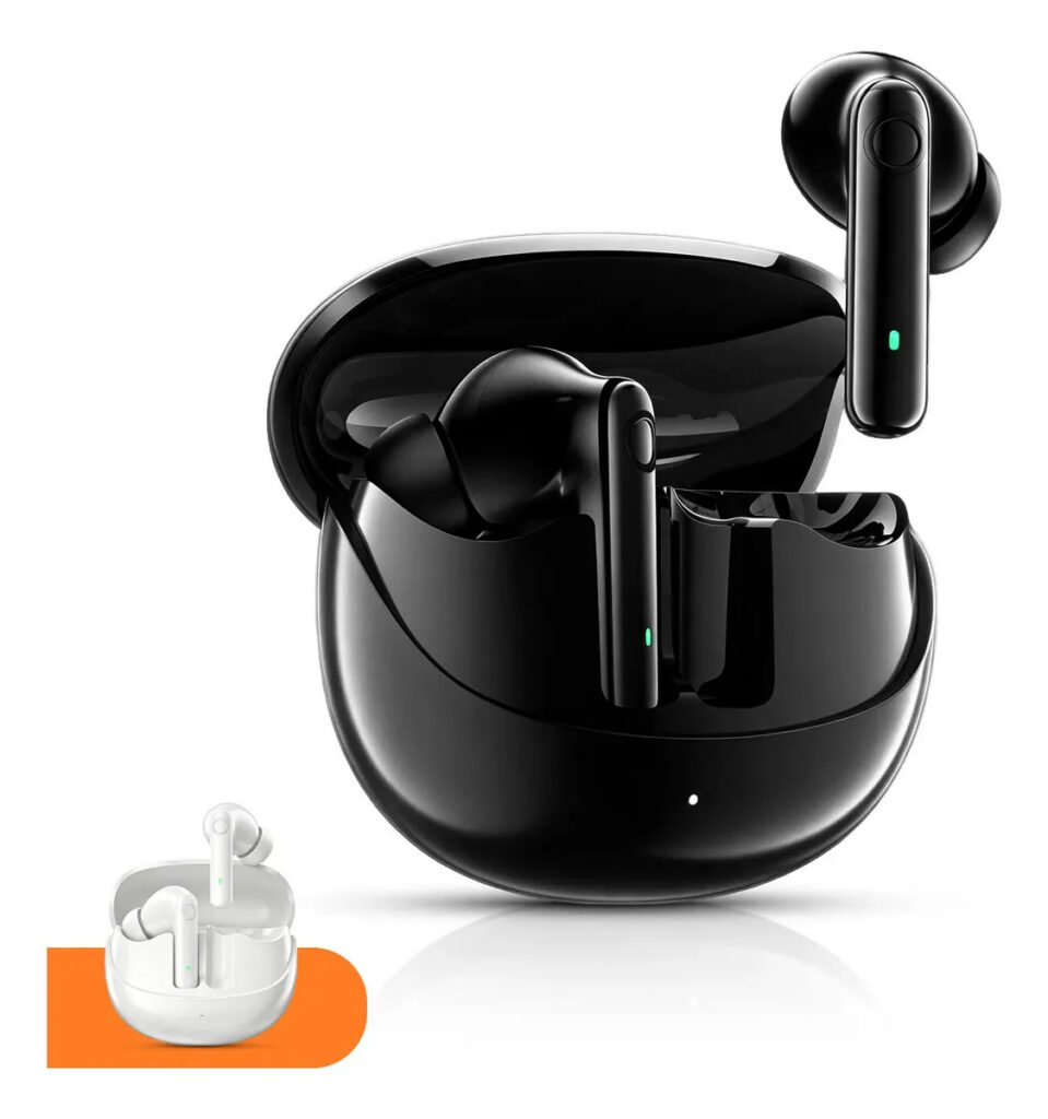 Fone de Ouvido Sem Fio Bluetooth 5.4 IPX5 Tws Anc In-ear Bateria De 20 Horas De Duração 50h Em Standby Cor Preto Inova