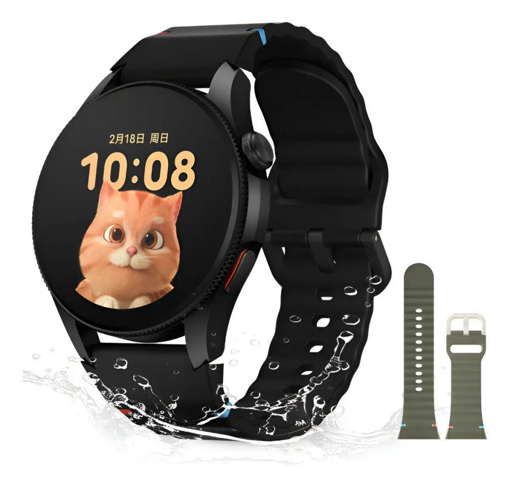 Smartwatch Aurafit G12 GPS AMOLED 1.43″ Bluetooth Resistente Água 3ATM