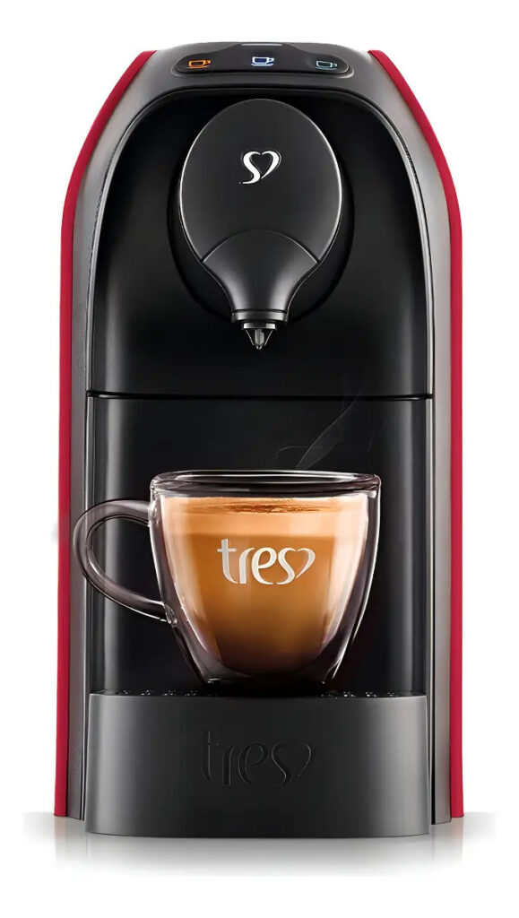 Cafeteira Tres Corações Automática Multipressão Passione Vermelho