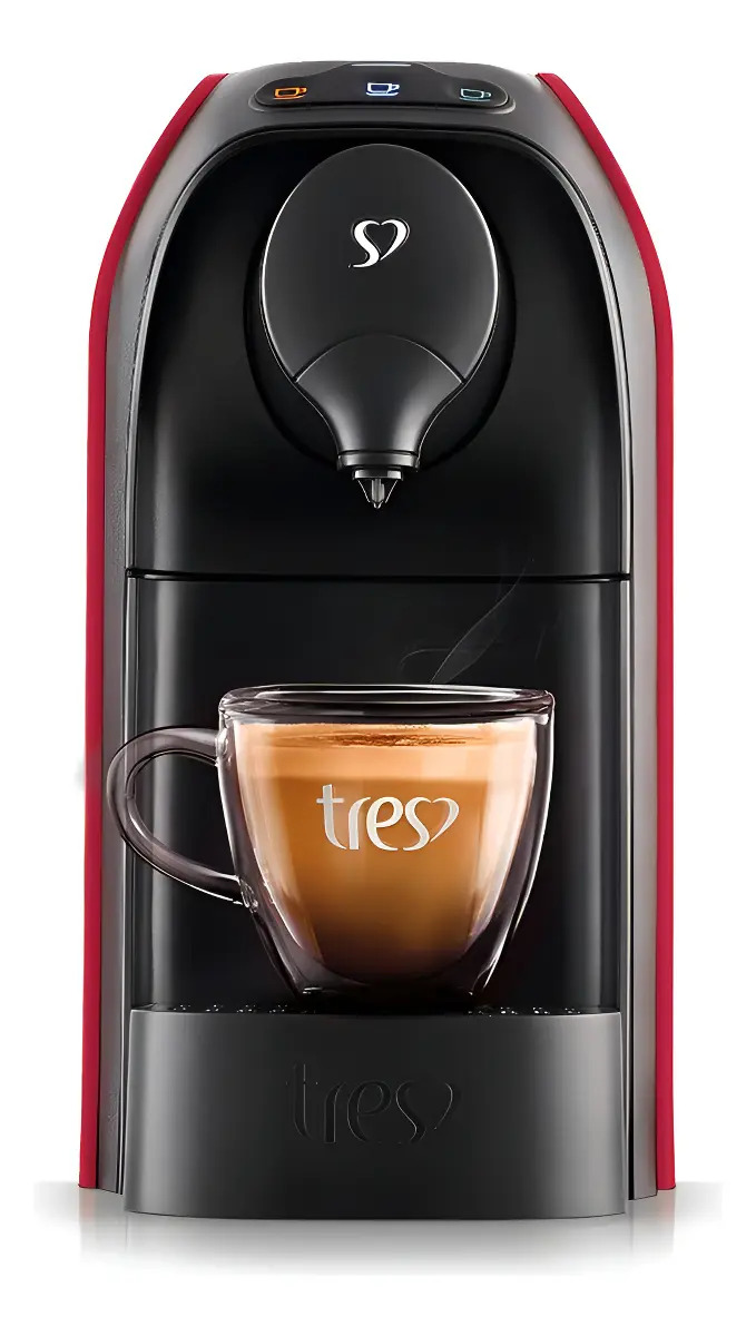 Cafeteira Tres Corações Automática Multipressão Passione Vermelho