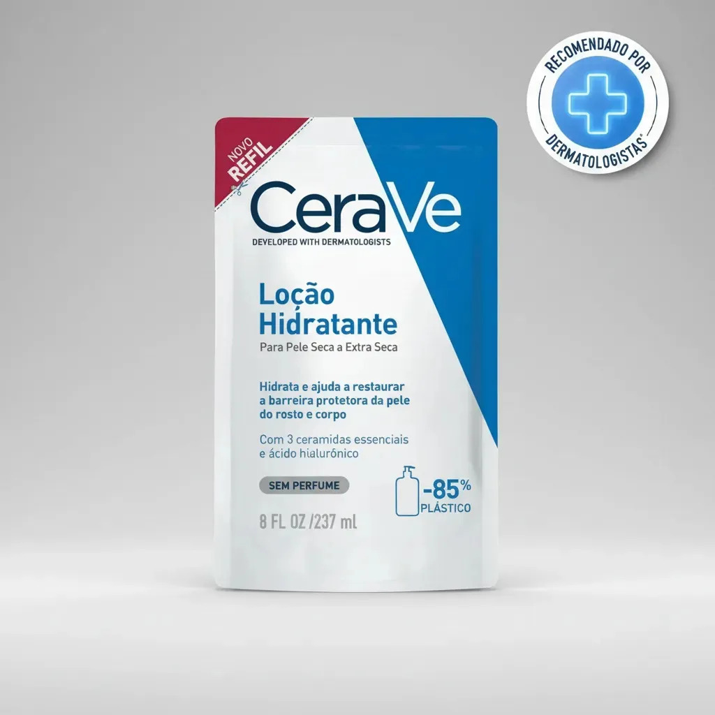 Loção Hidratante Para Pele Seca A Extra Seca Refil 237ml Cerave