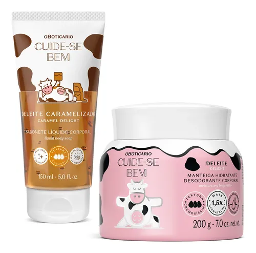 Combo Cuide-se Bem Deleite: Manteiga Corporal 200g + Sabonet