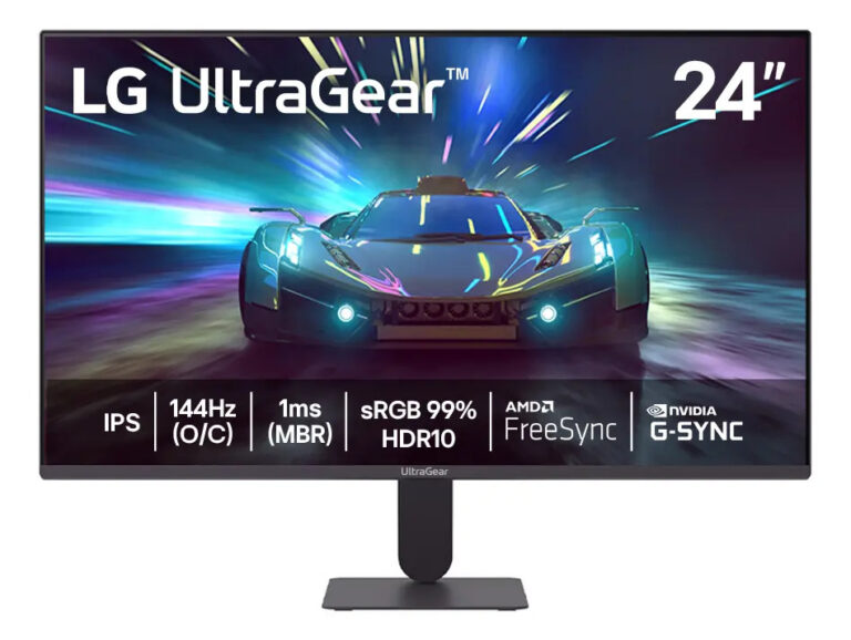 Monitor LG UltraGear™ 24G411A-B 24″,FHD, 144Hz, 1ms (MBR), NVIDIA G-SYNC, AMD FreeSync, HDR10