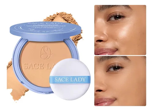 Pó Compacto Sace Lady Controle De Oleosidade E Acabamento