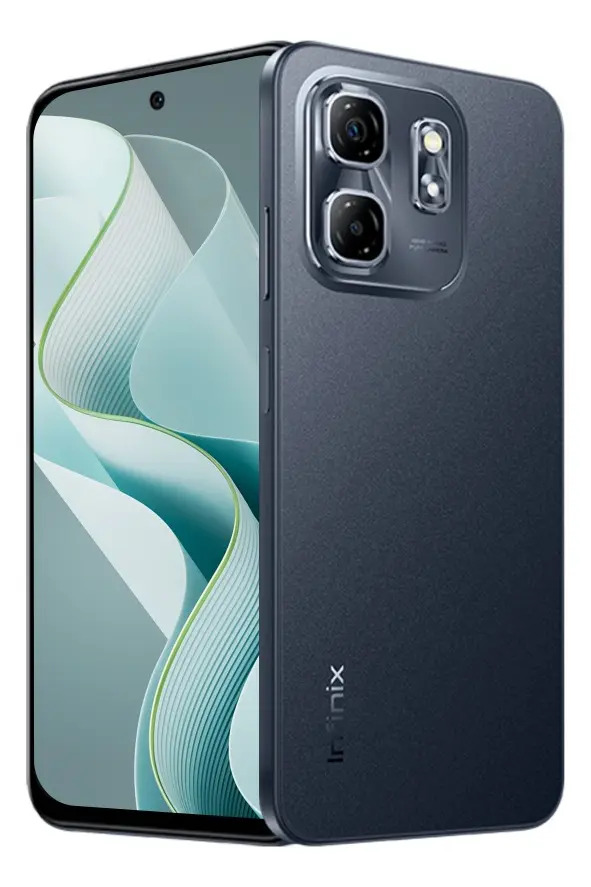 Smartphone Infinix Hot 50i 4GB RAM 256GB 4G Câmera Dupla 48MP Selfie 8MP 5000mAh 6,7 120Hz Preto NFC