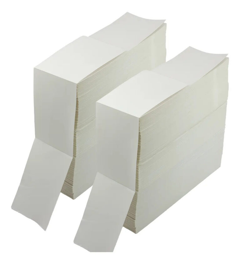 10.000 Etiquetas 100×150 10×15 Térmica Serrilha Resma Cor Branco Desenho Impr