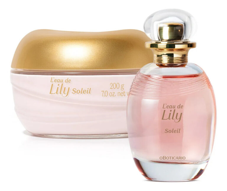 L’eau De Lily Soleil: Colônia 75ml + Creme Acetinado Corporal 200g