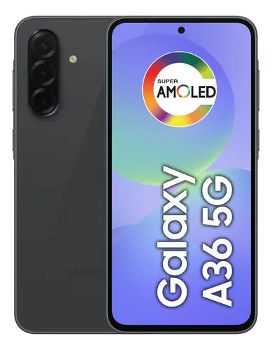Smartphone Samsung Galaxy A36 5G 128GB 6GB RAMCâmera Tripla Traseira de até 50MP Selfie 12MP Tela 6.7″ – Preto