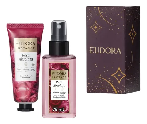 Kit Presente Instance Rosa Absoluta (2 Itens) Eudora