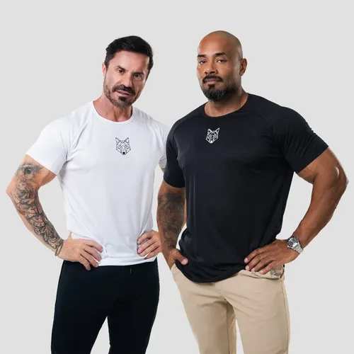 Kit 2 Camisetas Masculina Dry Fit Colmeia Alpha P M G Gg